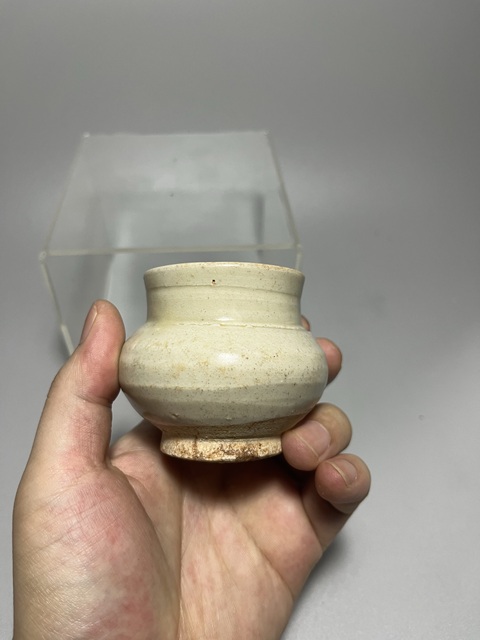 古玩陶瓷宋代青白釉水盂拍賣,當前價格0元