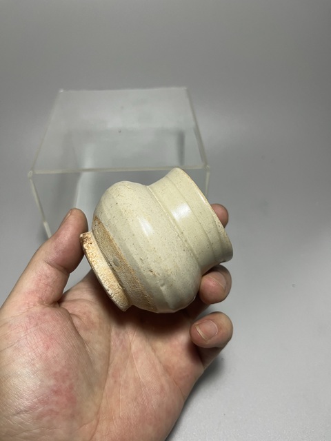 古玩陶瓷宋代青白釉水盂拍賣,當前價格0元