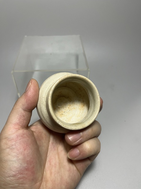 古玩陶瓷宋代青白釉水盂拍賣,當前價格0元