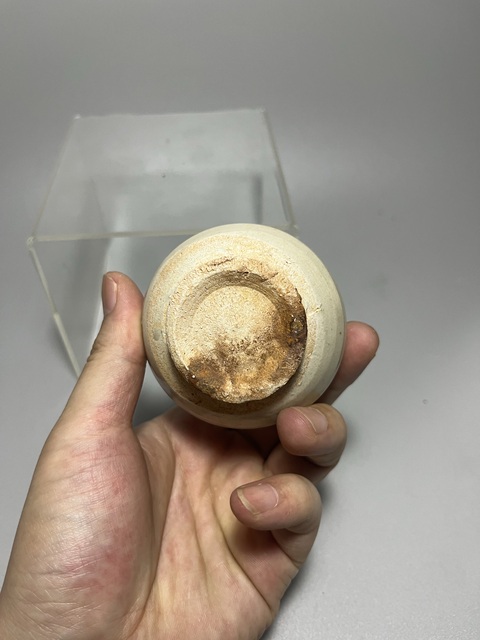 古玩陶瓷宋代青白釉水盂拍賣,當前價格0元