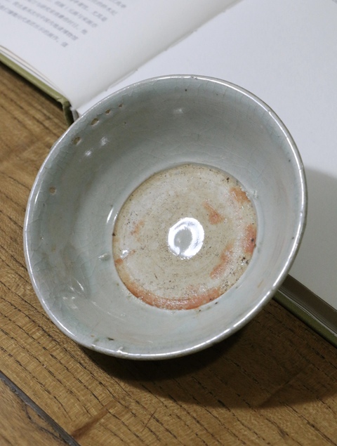 古玩陶瓷龍泉粉青釉撇口碗拍賣，當前價格420元