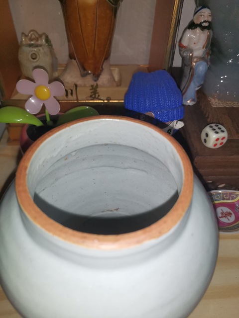 古玩陶瓷白釉罐真品鑒賞圖