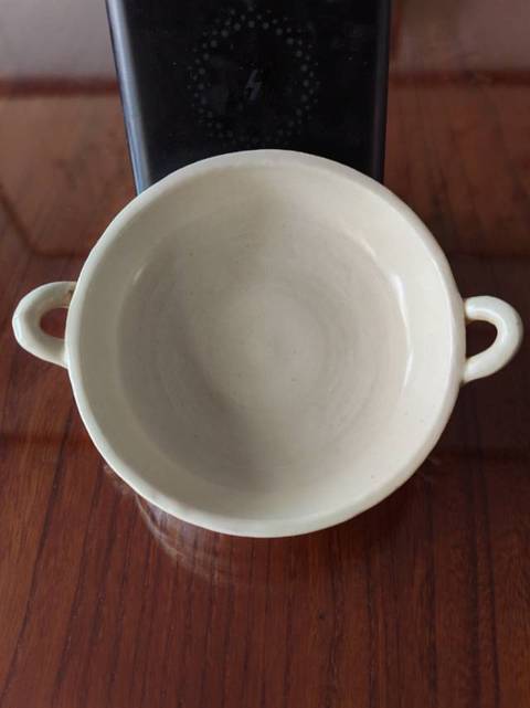 古玩陶瓷唐代白釉雙耳茶具真品鑒賞圖
