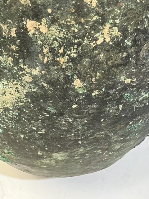 古玩銅器獸目交連紋銅罐真品鑒賞圖