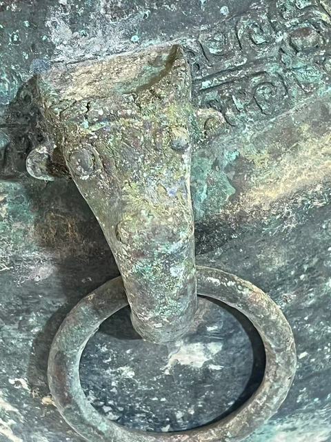 古玩銅器獸目交連紋銅罐真品鑒賞圖
