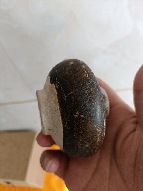 古玩陶瓷吉州窯褐釉水盂真品鑒賞圖