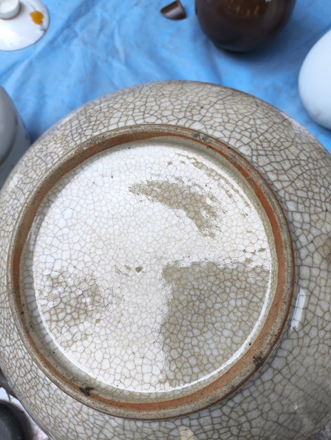 古玩陶瓷哥釉盤拍賣,當前價格2300元