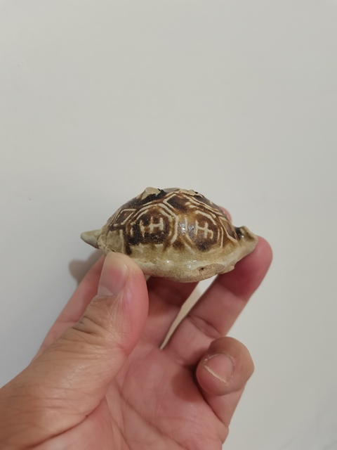 古玩陶瓷長沙窯褐釉龜拍賣,當前價格0元