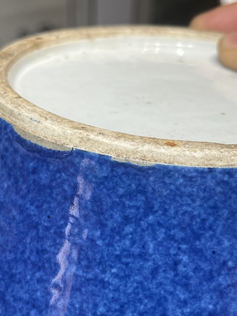 古玩陶瓷爐鈞釉觀音瓶真品鑒賞圖