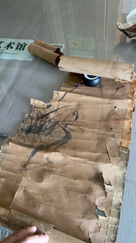 古玩字畫蘭真品鑒賞圖