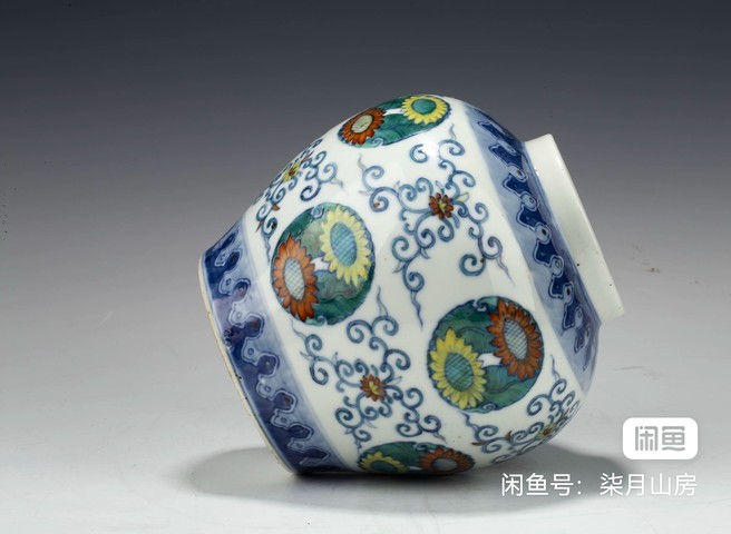 古玩陶瓷斗彩蓋罐真品鑒賞圖
