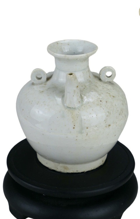 古玩陶瓷白釉三系壺真品鑒賞圖