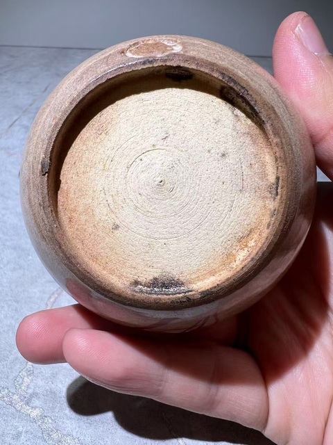 古玩陶瓷日本明治京燒哥釉瓶真品鑒賞圖