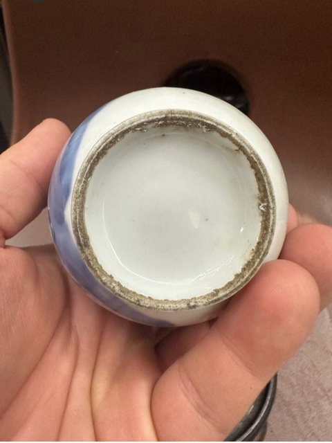 古玩陶瓷青花人物故事紋玉壺春瓶真品鑒賞圖
