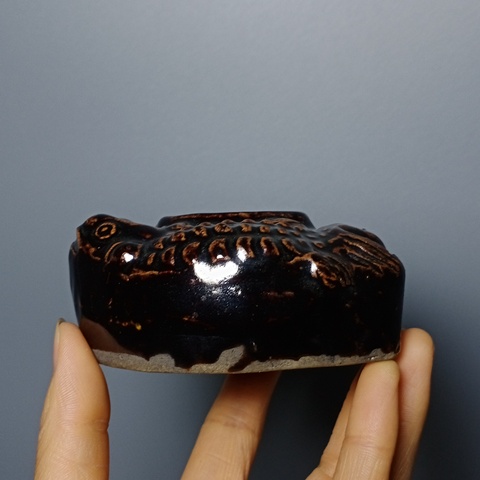 古玩陶瓷晚清?磁州窯雙魚水呈拍賣,當前價格1200元
