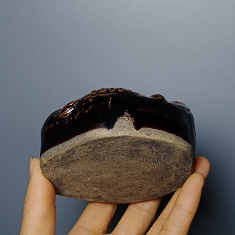 古玩陶瓷晚清?磁州窯雙魚水呈拍賣,當前價格1200元