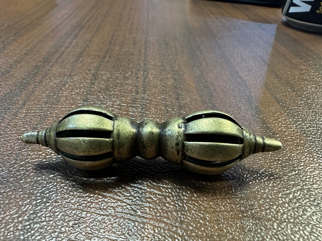 古玩銅器金剛杵真品鑒賞圖