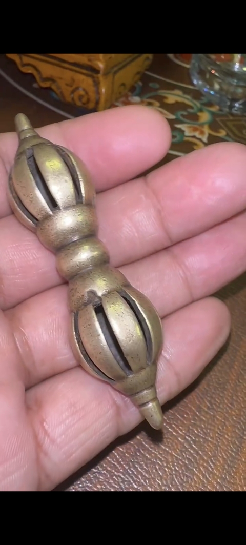 古玩銅器金剛杵真品鑒賞圖