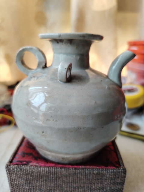 古玩陶瓷青白釉三系執壺拍賣,當前價格199元