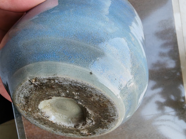 古玩陶瓷鈞釉香爐真品鑒賞圖