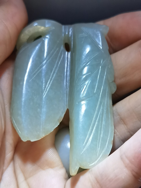 古玩玉器和田玉雕“瓜果墜”真品鑒賞圖