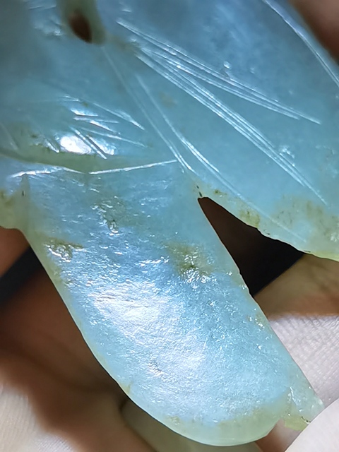 古玩玉器和田玉雕“瓜果墜”真品鑒賞圖