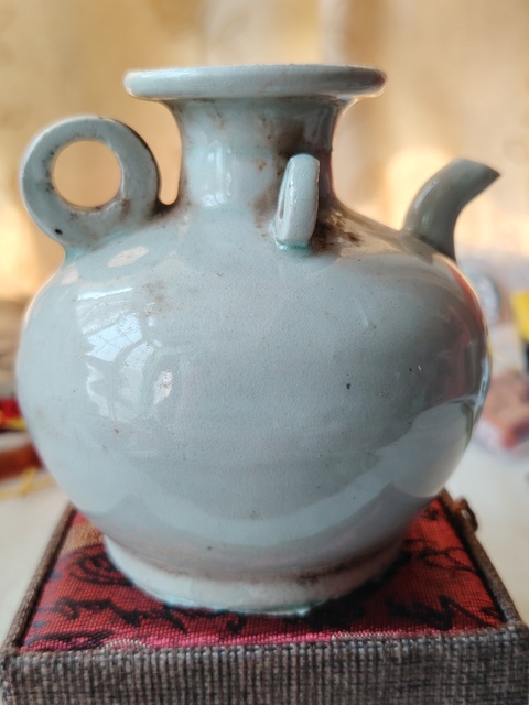 古玩陶瓷青白釉三系執(zhí)壺拍賣,當(dāng)前價格199元