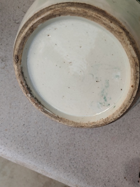 古玩陶瓷粉彩松鶴紋冬瓜罐畫功一流精品拍賣，當(dāng)前價格3888元