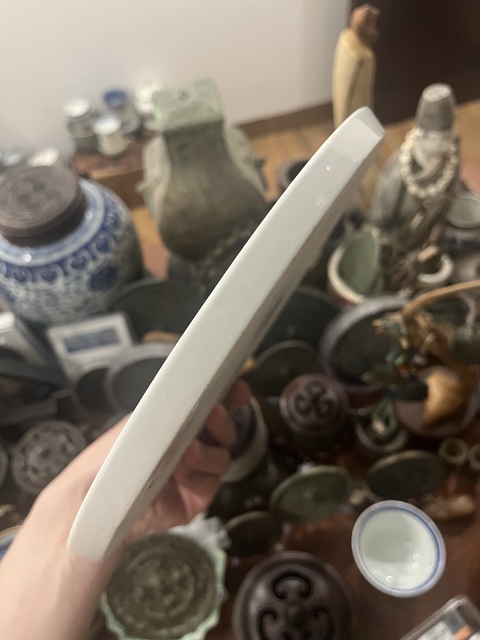古玩陶瓷山水紋盤拍賣,當前價格199元