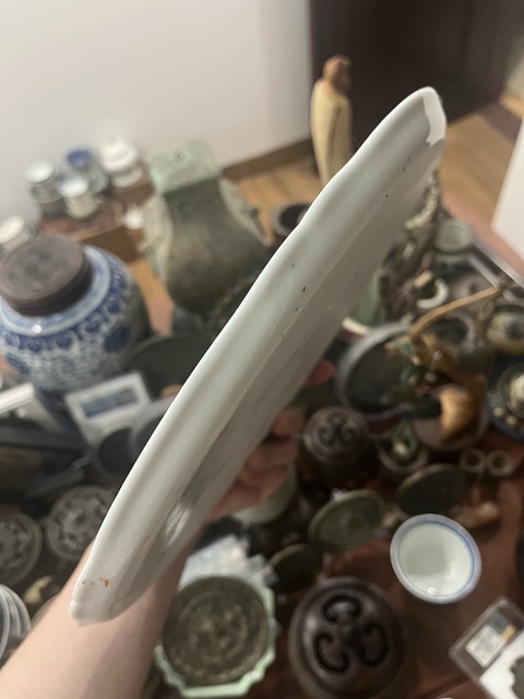 古玩陶瓷山水紋盤拍賣,當前價格199元