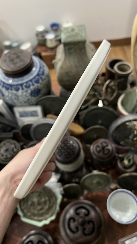 古玩陶瓷山水紋盤拍賣,當前價格199元