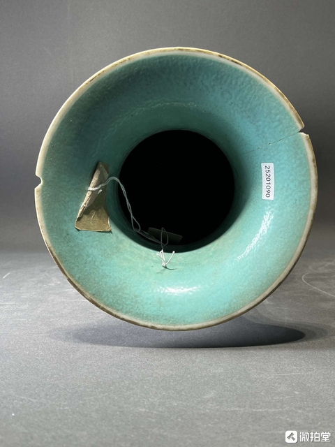 古玩陶瓷清同治 粉彩嬰戲圖觀音瓶拍賣，當前價格22880元