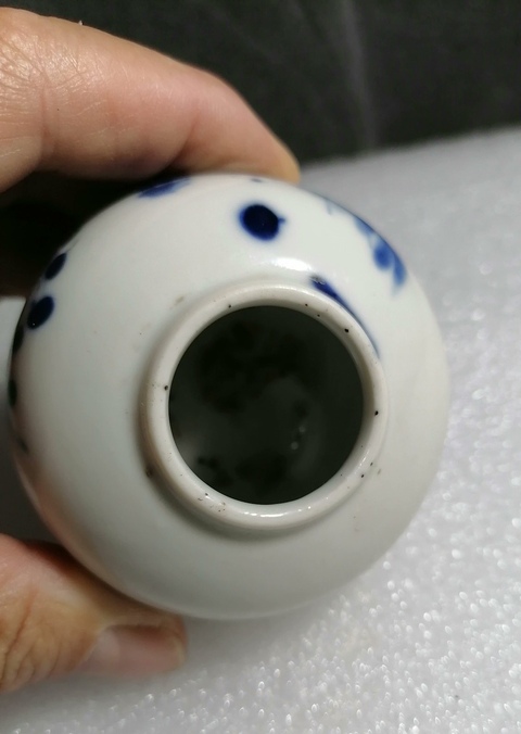 古玩陶瓷青花人物紋水盂拍賣，當(dāng)前價(jià)格1360元