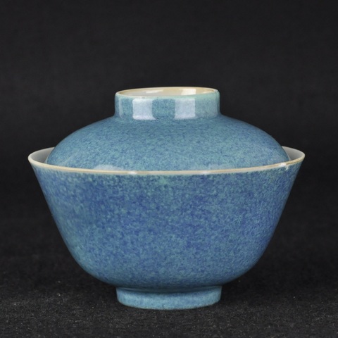 古玩陶瓷民國爐鈞釉蓋碗拍賣,當(dāng)前價(jià)格3600元