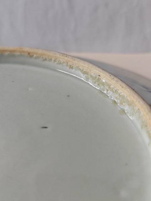 古玩陶瓷清中晚期青花山水人物紋盤拍賣，當前價格7654元