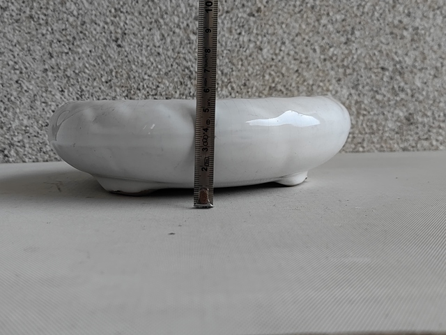 古玩陶瓷白釉水洗拍賣,當前價格398元