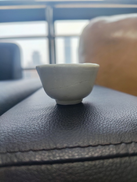 古玩陶瓷清代 德化窯小杯真品鑒賞圖