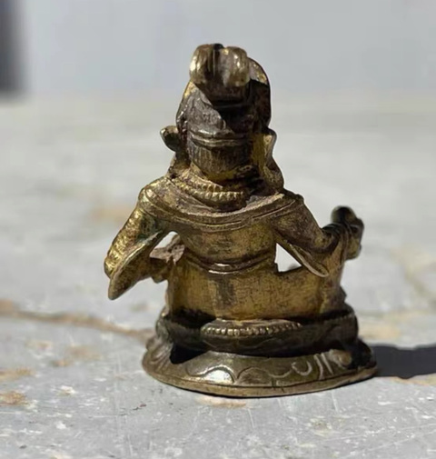古玩銅器銅財神真品鑒賞圖