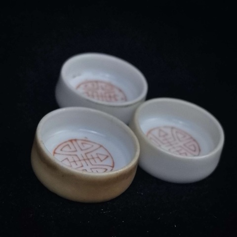 古玩陶瓷吉語紋蛐蛐飲真品鑒賞圖