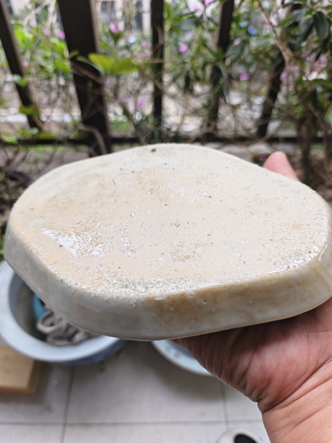 古玩陶瓷乾隆青花海棠型茶盤拍賣,當前價格550元