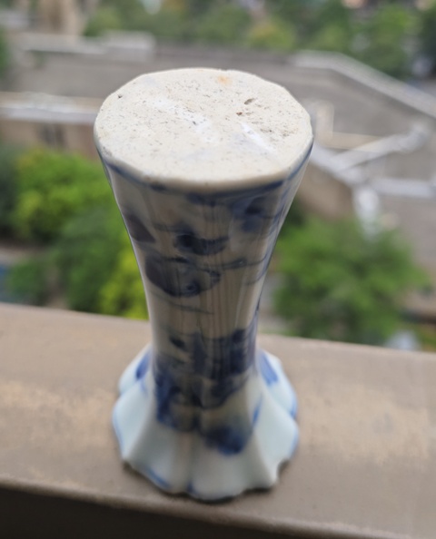 古玩陶瓷康熙青花花開富貴杯碟套裝拍賣，當(dāng)前價(jià)格588元