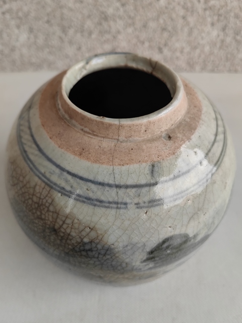 古玩陶瓷青花山水人物罐拍賣，當前價格450元