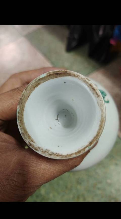 古玩陶瓷高足盤真品鑒賞圖
