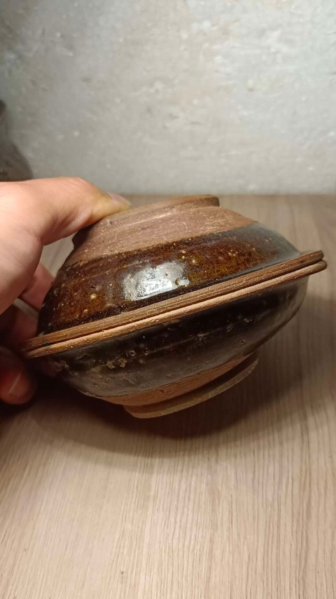 古玩陶瓷南宋.吉州窯系褐釉茶盞(雙盞連體)拍賣，當(dāng)前價(jià)格0元