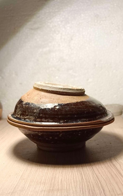 古玩陶瓷南宋.吉州窯系褐釉茶盞(雙盞連體)拍賣，當(dāng)前價(jià)格0元