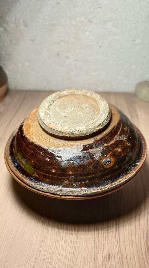 古玩陶瓷南宋.吉州窯系褐釉茶盞(雙盞連體)拍賣，當(dāng)前價(jià)格0元