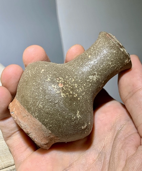 古玩陶瓷磁灶窯茶葉末釉小瓶拍賣，當前價格380元