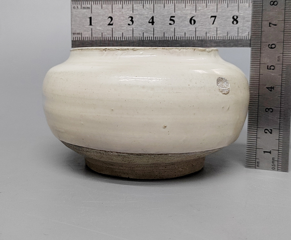 古玩陶瓷元代?白釉水盂拍賣,當前價格1300元