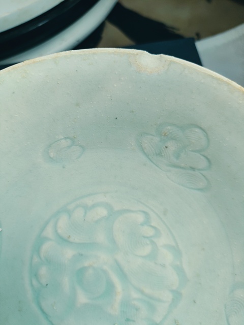 古玩陶瓷宋代·影青釉劃花紋碗真品鑒賞圖