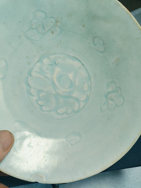 古玩陶瓷宋代·影青釉劃花紋碗真品鑒賞圖